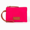 Iris Wristlet Purse - Pink, Nylon/PU: One-size