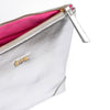 Sylvie Vanity Bag - Silver, Metallic Faux Leather: One-size