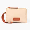 Iris Wristlet Purse - Cream, Nylon/PU: One-size