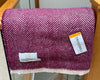 Recycled Wool throw - Burgundy
