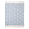 Baby Blanket Pink Blue or Camel Merino Wool super soft