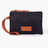 Iris Wristlet Purse - Navy Blue, Nylon/PU: One-size
