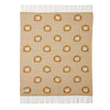 Baby Blanket Pink Blue or Camel Merino Wool super soft