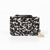 Florrie Card Holder Wallet - Cream Leopard Print, Nylon: One-size