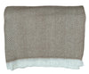 Recycled Wool throw - Light Taupe