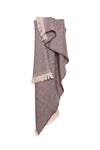 Recycled Wool throw - Light Taupe