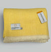 Recycled Wool throw - yellow
